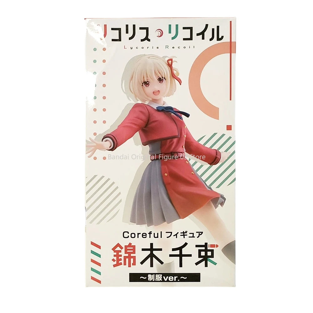 In Stock TAiTO Coreful Lycoris Recoil Nishikigi Chisato Inoue Takina ~School Uniforms~ PVC 18CM Anime Action Figures Model Toy
