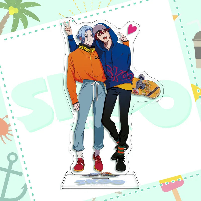 Anime Figure SK8 the Infinity Cosplay Reki Snow Miya Cheery Blossom Acrylic Stands Model Desk Decor Fans Collection Props Gifts