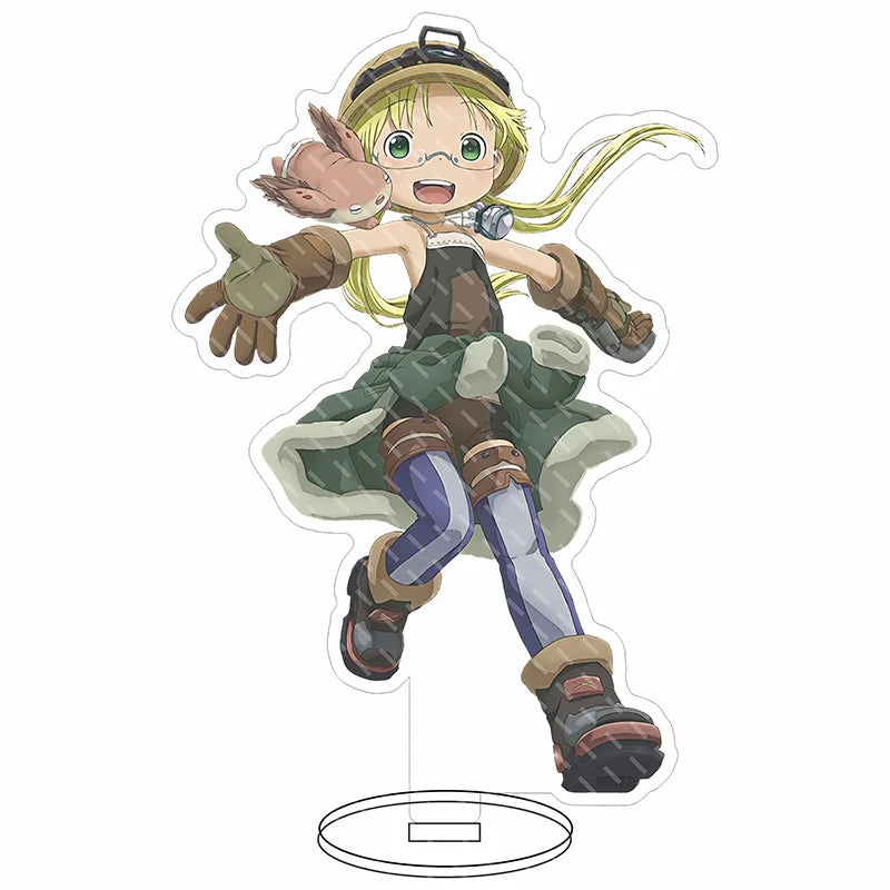 Made In Abyss Anime Acrylic Stand Model Figures Riko Nanachi Cosplay Creative Model Plate Desk Decor Cute Standing Sign Gifts