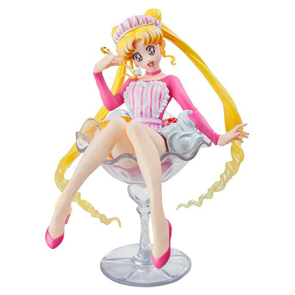 Kawaii Anime Sweeties Sailor Moon Tsukino Usagi Fruit Ice Cream Ver. PVC Action Figure Statue Collectible Model Kids Toys Doll