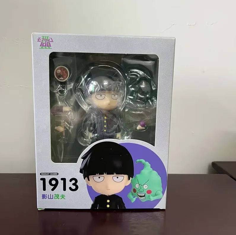 Anime Figure 1922 Mob Psycho 100 III Arataka Reigen 1913 Shigeo Kageyama Action Figure Model Toys Joint Movable Doll Desk Decor