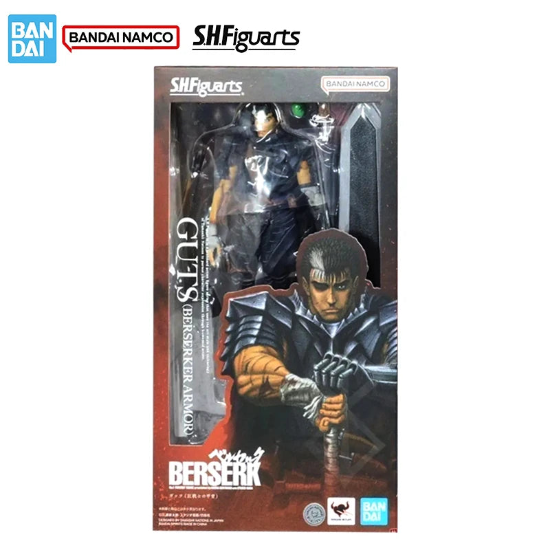 Bandai Original Genuine Figure Berserk Model Kit SHF Guts Berserker Armor Schierke Isidro Collection Model Action Figure Toys