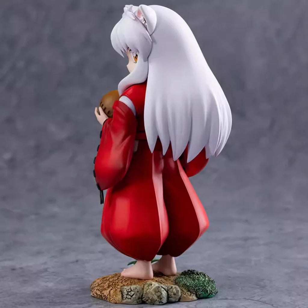 16CM Anime Sengoku Otogizoushi: InuYasha Sesshoumaru Noodle Stopper Figure Model Toy Gift Collection Aciton Figure PVC