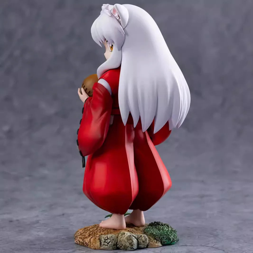 16CM Anime Sengoku Otogizoushi: InuYasha Sesshoumaru Noodle Stopper Figure Model Toy Gift Collection Aciton Figure PVC