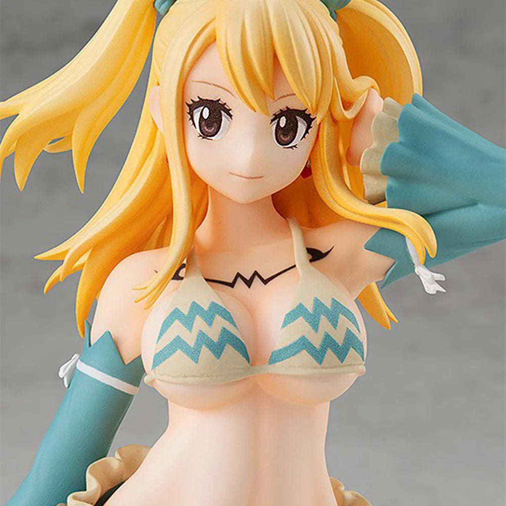 Anime Lucy Heartfilia Figure Aquarius Form Action Figure PVC model desktop ornaments Lucy Heartfilia Figurine toys Gifts 17cm