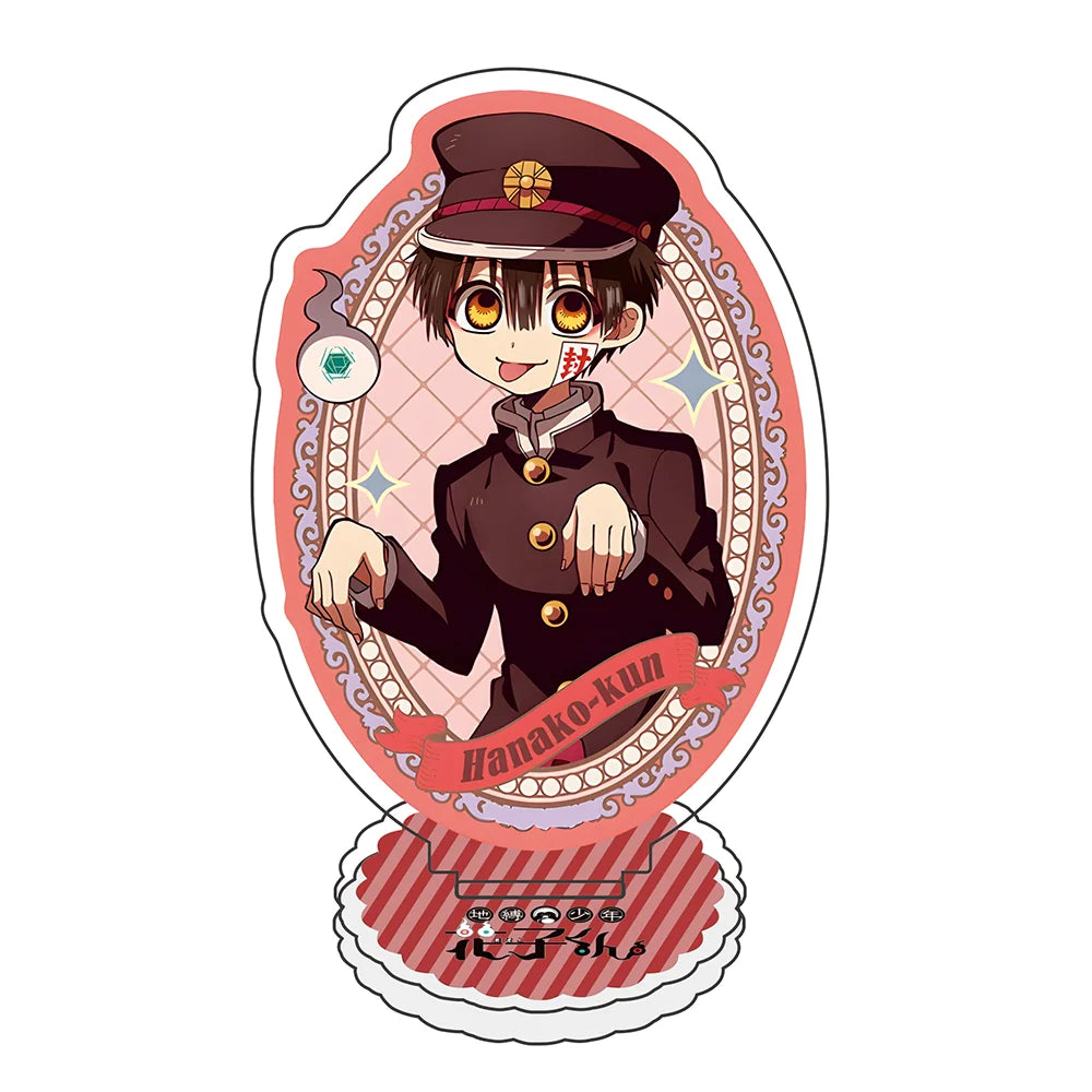 Cute 10Cm 1Pcs Anime Toilet-Bound Hanako-Kun Acrylic Stand Nene Kou Kou Aoi Sakura Figure Stands Model Cute Character Standing S