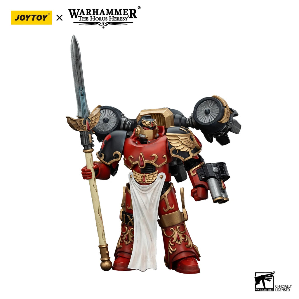 JOYTOY Warhammer 40k 1/18 Action Figures Anime 12.1cm Blood Angels Dawnbreaker Cohort Dawnbreaker Champion