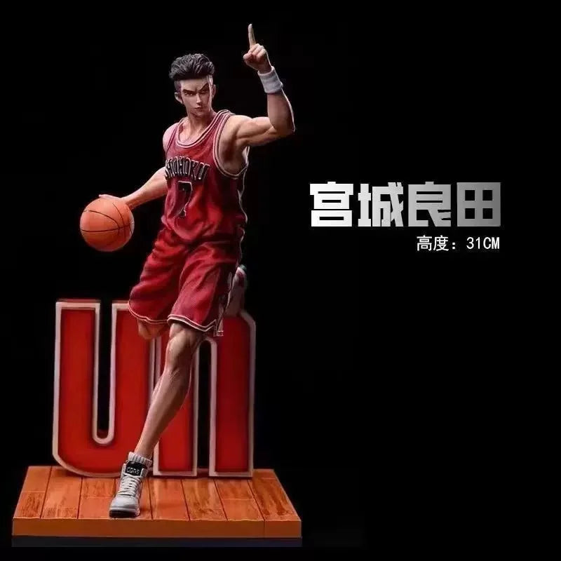 Slam Dunk Five Tigers Action Figures - Hand-Made Collectible Models Mitsui Hisashi Miyagi Ryota Zhenxiangshe Ornament Boxed Toy