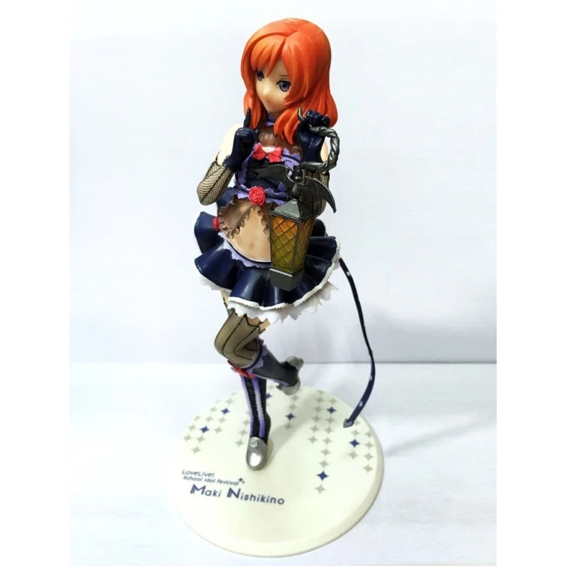 27cm Love Live! Maki Nishikino Halloween Anime Girl Figure Model Statue Collection Model Desktop Decoration Ornament Fans Toys