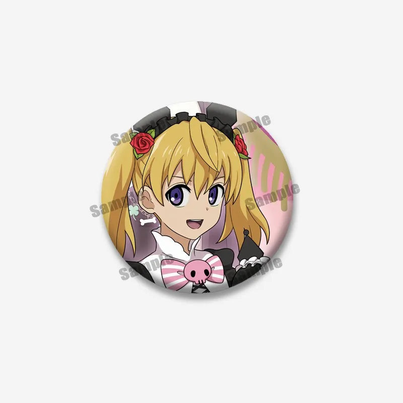 Anime Seraph of The End Characters Lapel Pins Custom Cute Brooch Cartoon Cosplay Badges Backpack Hat Accessories Kids Toys Gifts