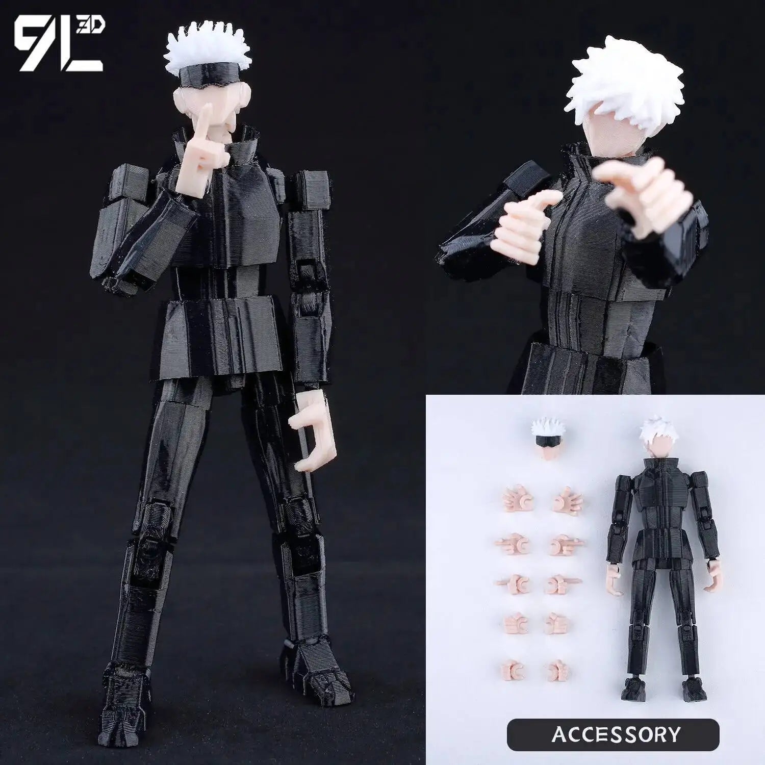 9L3D Lucky13 Gojo Sukuna Jujutsu Fushiguro Toji Gojo Satoru Action Figure Dummy13 T13 Multi-Jointed Collectible Toys Titan13