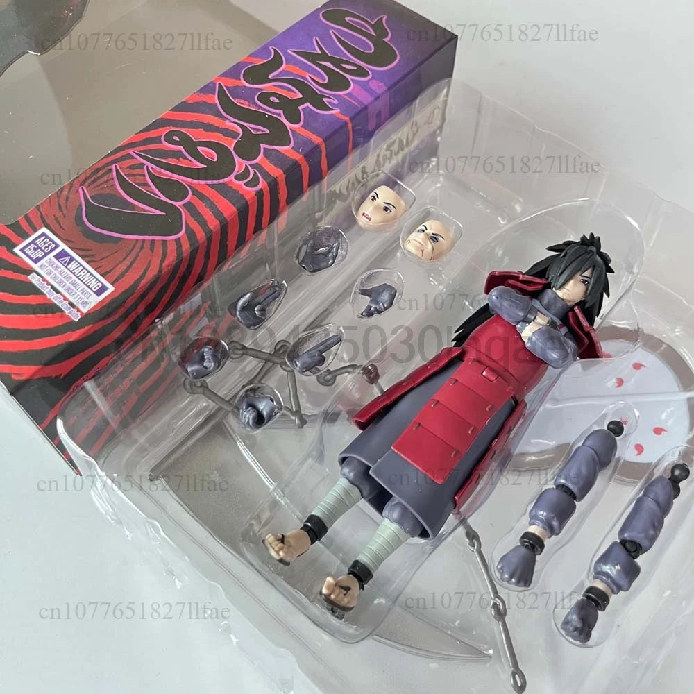 S.H.Figuarts Naruto Shippuden Uchiha Madara SHF Action Figure Model Toys Joint Movable Doll Room Ornament Gift For Friends