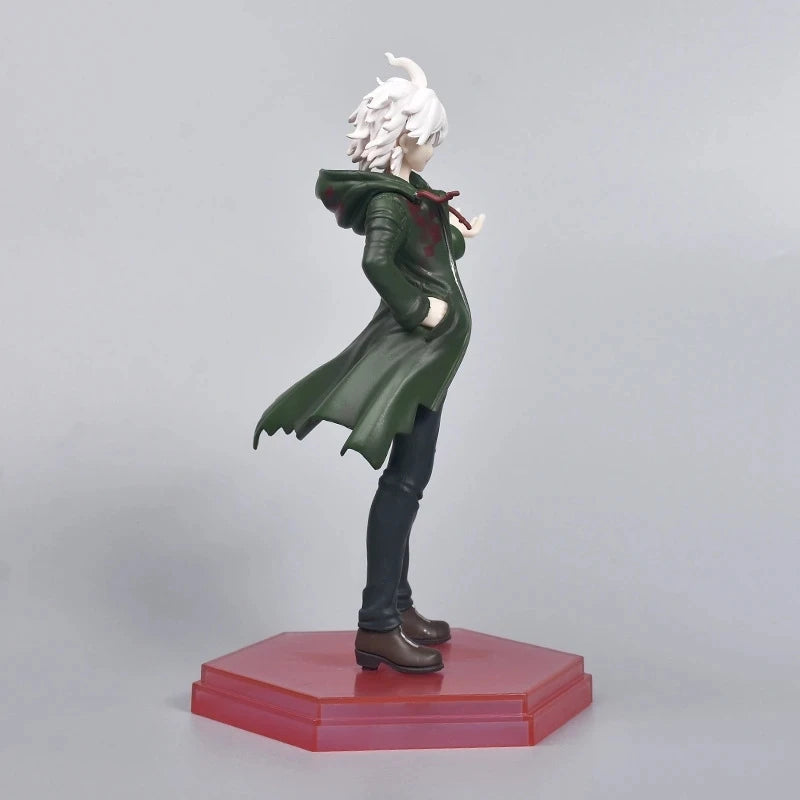 20CM Danganronpa Nagito Komaeda PVC Action Figure Anime Figure Model Toys Figure Collection Doll Gift Trigger Happy Havoc Toy