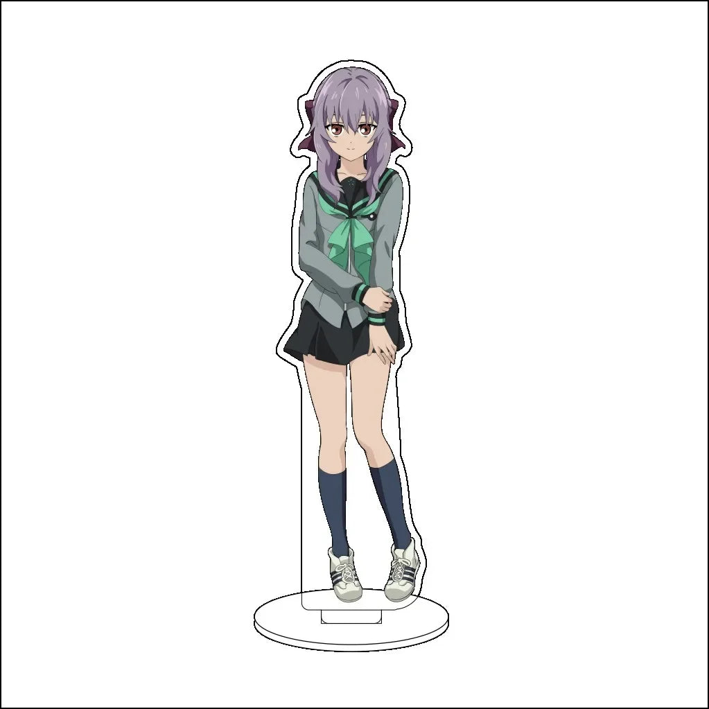 Anime Seraph Of The End Acrylic Stand Ornaments Shiho Kimizuki Mikaela Hyakuya Yuuichirou Hyakuya Figure Stand Halloween Gifts