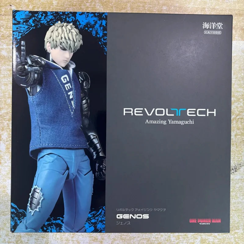 【Spot Goods】Kaiyodo Revoltech Amazing Yamaguchi One Punch Man Genos Action Figure Toy Model Gift