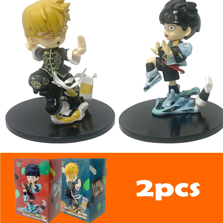 11cm Mob Psycho 100 Figure Shigeo Kageyama Arataka Reigen Action Figure Toys PVC Model Doll Collector Kawaii Birthday Gift