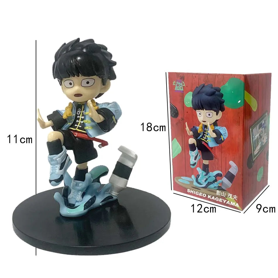 Hot sold Mr. ONE Created youth comics Mob Psycho 100、Reigen Arataka Maofu Yingshan PVC Statue Model Doll Decoration Toy gifts