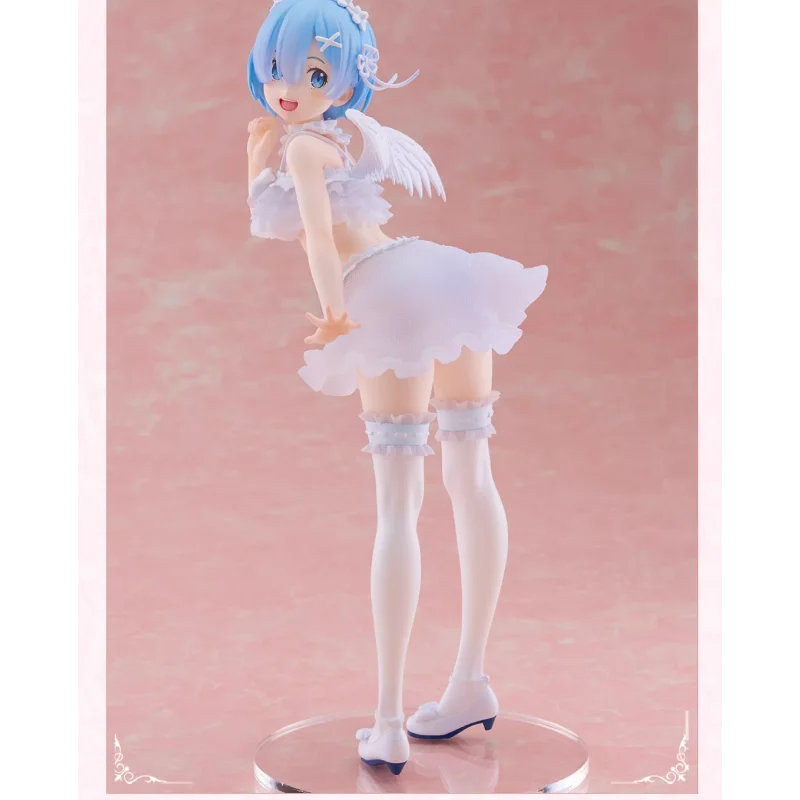 In Stock Original TAITO Re:Life in A Different World From Zero Precious Figure REM Angel Costume Anime Figure Model Collection