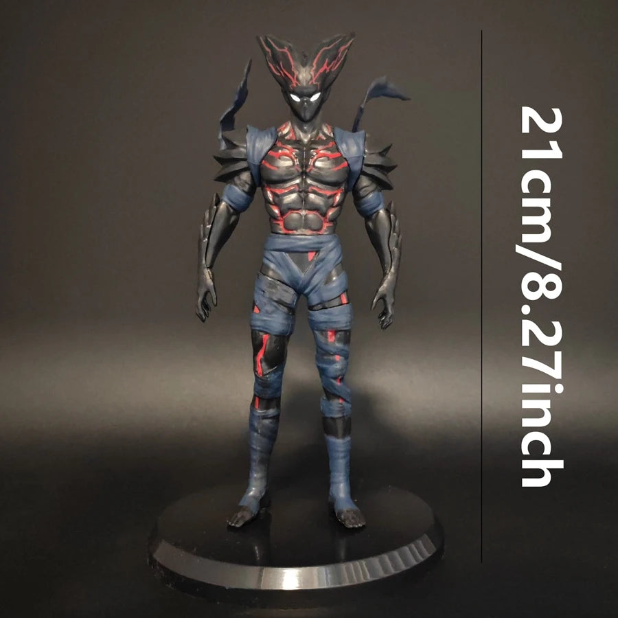 17cm One Punch Man Anime Figure Cloak Saitama Action Figure Villain Garou Figurine Room Decorations PVC Collection Model Toys