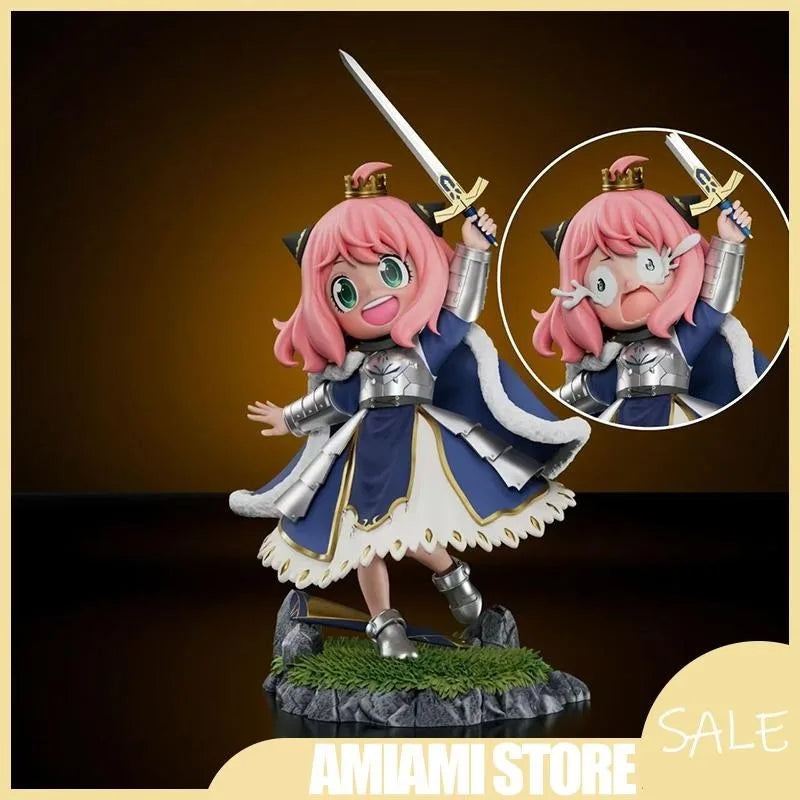 Spy X Family Fate Night Ania Cos Seba Action Figure Two Headed Convertible Pvc Model Desktop Decoration Dolls Toy Birthday Gift