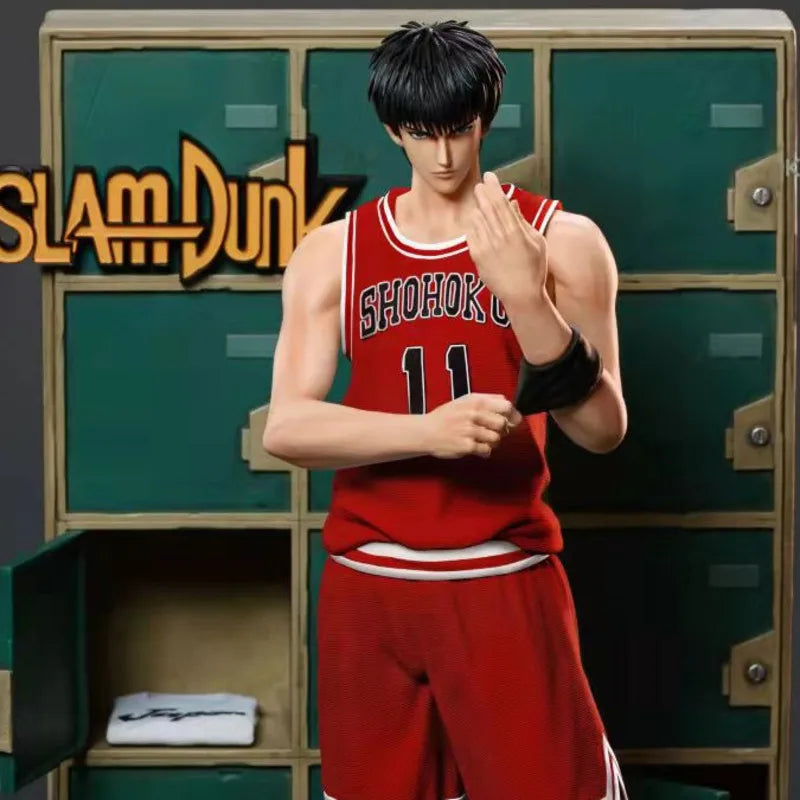 SLAM DUNK Rukawa Kaede #11 Anime Figurine Model Gk Action Figure 33cm High PVCOversize Statue Collection Toy Figma