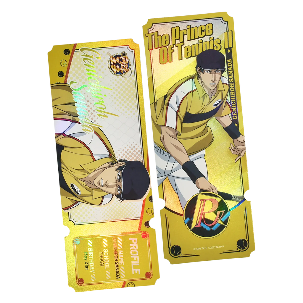 New Prince of Tennis Genuine Laser Ticket/Bookmark Collection Hobby Toys Echizen Ryoma Syusuke Fuji Atobe Keigo Kunimitsu Tezuka
