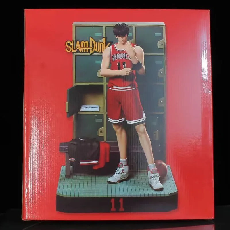 SLAM DUNK Rukawa Kaede #11 Anime Figurine Model Gk Action Figure 33cm High PVCOversize Statue Collection Toy Figma