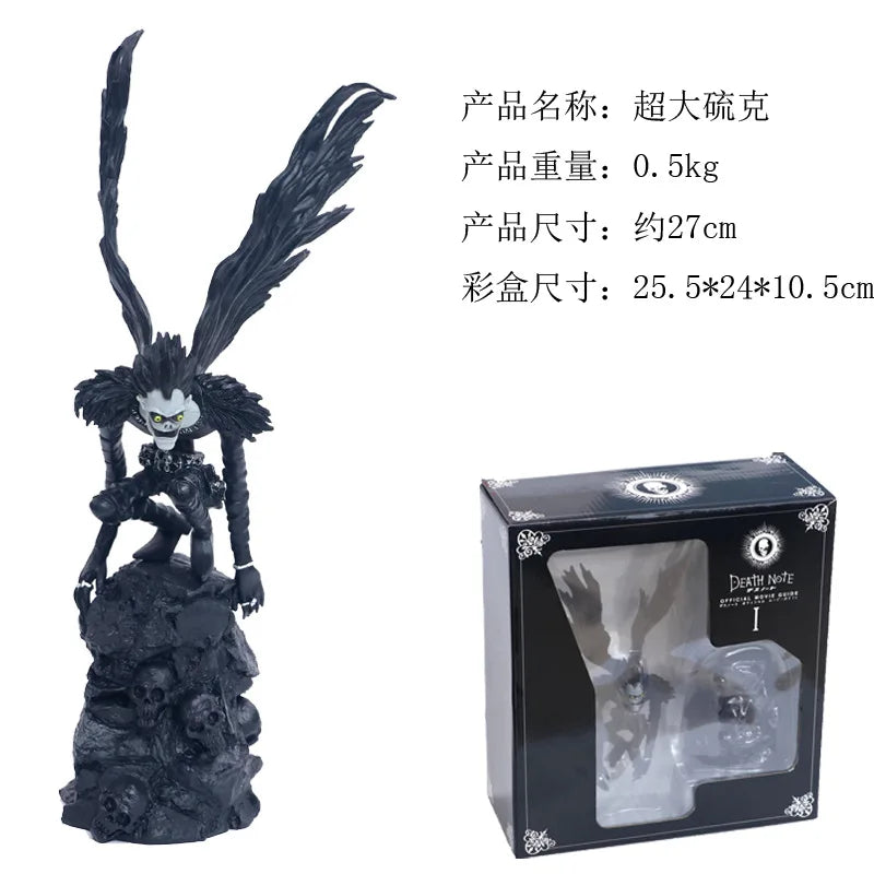 Anime Figure DEATH NOTE Yagami Light Ryuk MisaMisa PVC Standing Model Pose Static Doll Gift Ornaments  Sculpture Q version 9CM