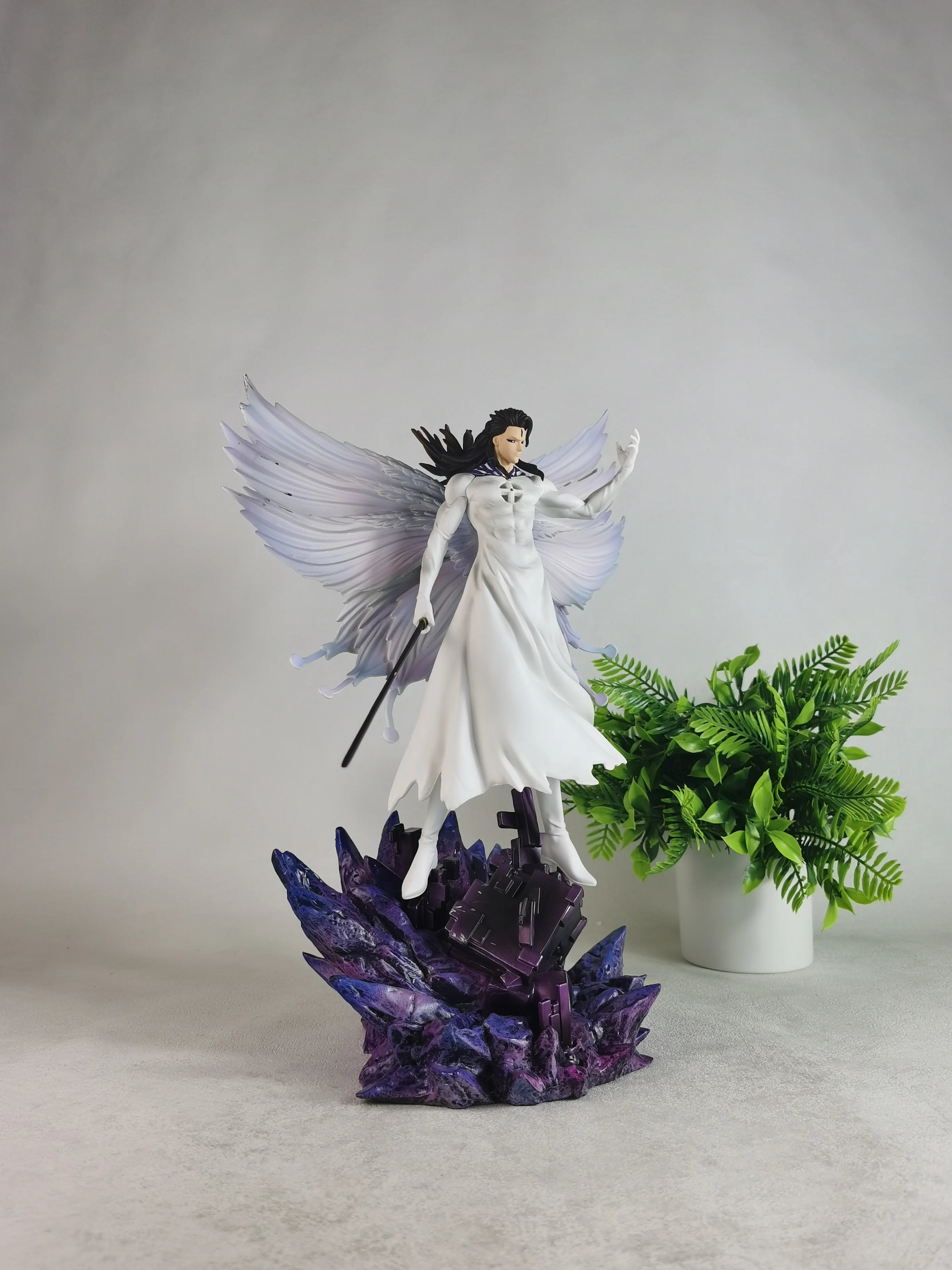 31cm Bleach Aizen Figure Aizen Sousuke Anime Figurine Pvc Model Gk Statue Collectible Toys Doll Desk Decoration In Stock Gifts