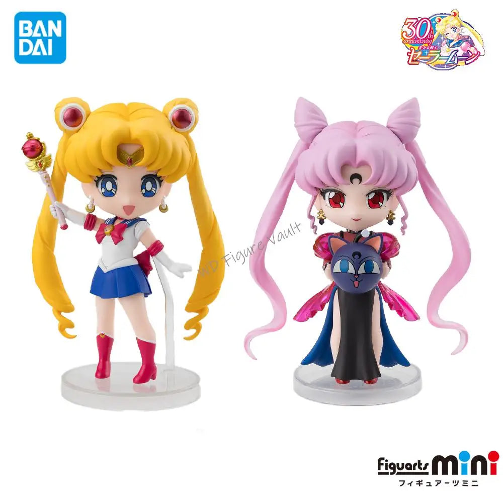 Bandai Sailor Moon series Figuarts mini Sailor Moon -Crystal Star Compact Edition Black Lady Premium Collectible Model Gift