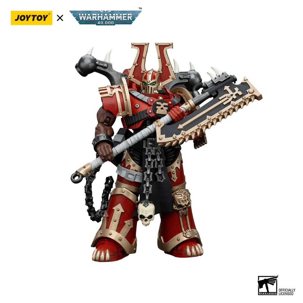 JOYTOY Warhammer 40k 1/18 Action Figures Anime 12.6cm World Eaters Khorne Berzerker