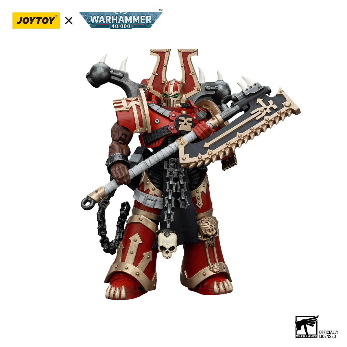 JOYTOY Warhammer 40k 1/18 Action Figures Anime 12.6cm World Eaters Khorne Berzerker