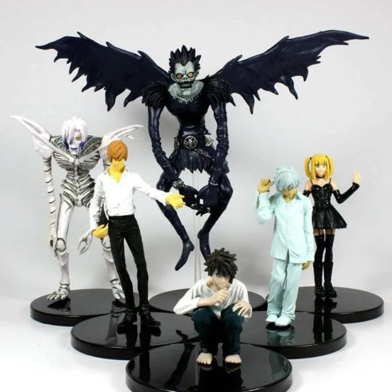 24CM Anime Game Figure Death Note L Ryuuku Ryuk Grim Reaper  Pose Standing Model Dolls Toy Gift Collect Boxed Ornaments PVC