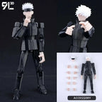 9L3D Printed Dummy13 T13 In Stock Ready to Ship Jujutsu Kaisen Grey Robe Sukuna Figure Anime Articulated Model Stress-Relief Toy