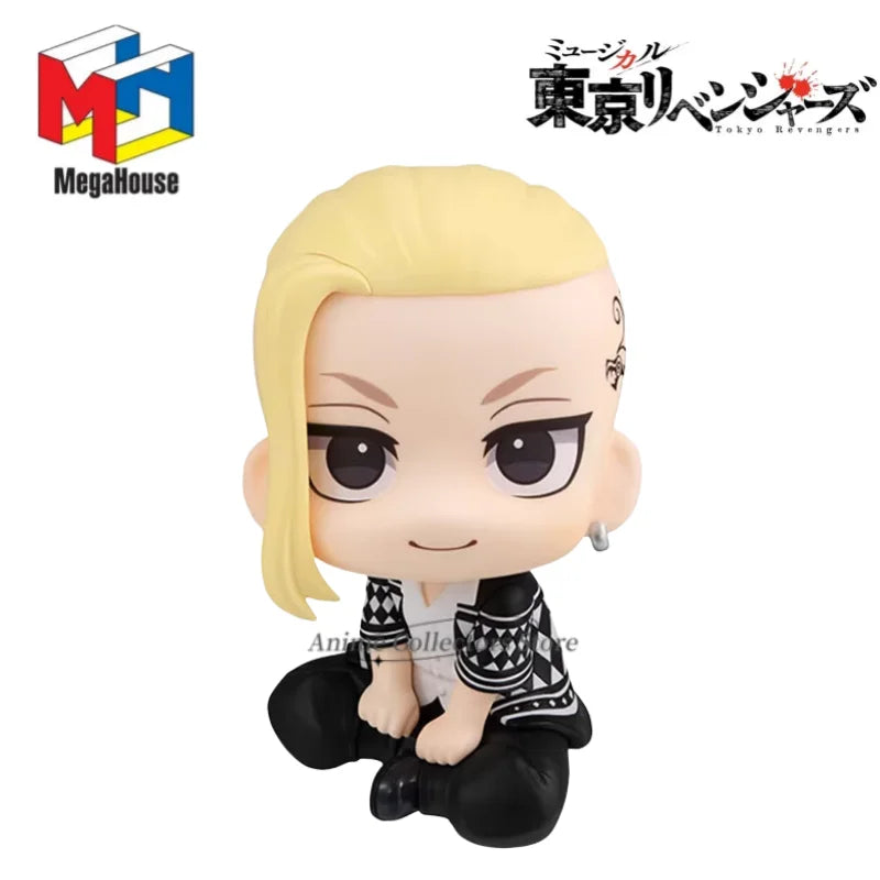 In Stock Original Bandai Megahouse Look Up Tokyo Revengers Manjiro Sano Draken Chifuyu Matsuno Anime Action Figure Toys