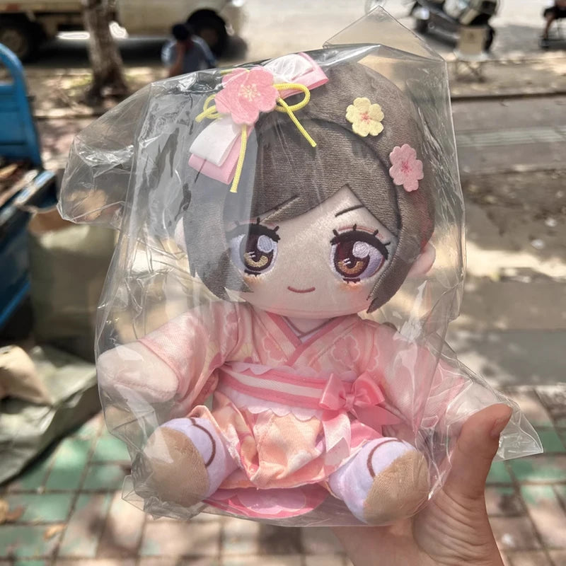 Original Nullset Doll Kamisama Kiss Momozono Tomoe 20cm Nanami Wedding Gown Sitting Posture Plush Doll  Model Toy Gift Toys