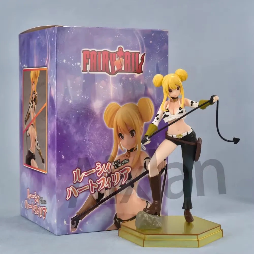 Aixlan Erza Scarlet Figure 19cm Demon Blade Red Sakura Non PVC Action Figure Amine Birthday Gift Collectible Figurine