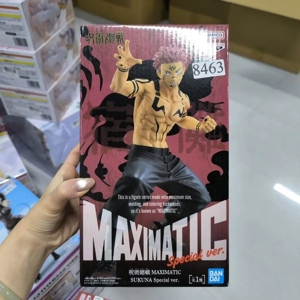 Bandai Original Jujutsu Kaisen Figure Maximatic Ryomen Sukuna Special Ver. Pvc Anime Figure Model Desktop Ornament Toy Xmas Gift
