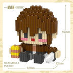 Attack on Titan Assembled Model Anime Eren Jaeger Action Figure DIY Ornaments Mikasa Ackerman Educational Toys Birthday Gifts