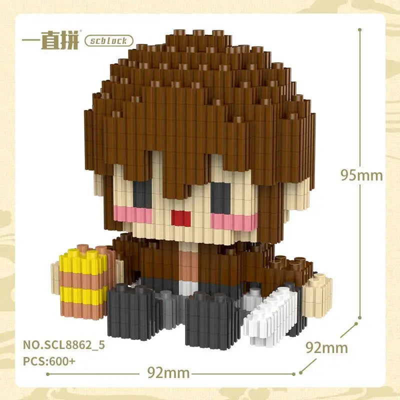 Attack on Titan Assembled Model Anime Eren Jaeger Action Figure DIY Ornaments Mikasa Ackerman Educational Toys Birthday Gifts