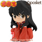 In Stock Original Bandai Banpresto Q Posket Inuyasha Sesshoumaru Higurashi Kagome Miroku shippou Anime Figure Toys gift