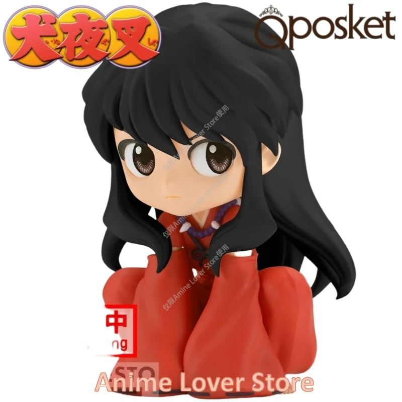 In Stock Original Bandai Banpresto Q Posket Inuyasha Sesshoumaru Higurashi Kagome Miroku shippou Anime Figure Toys gift