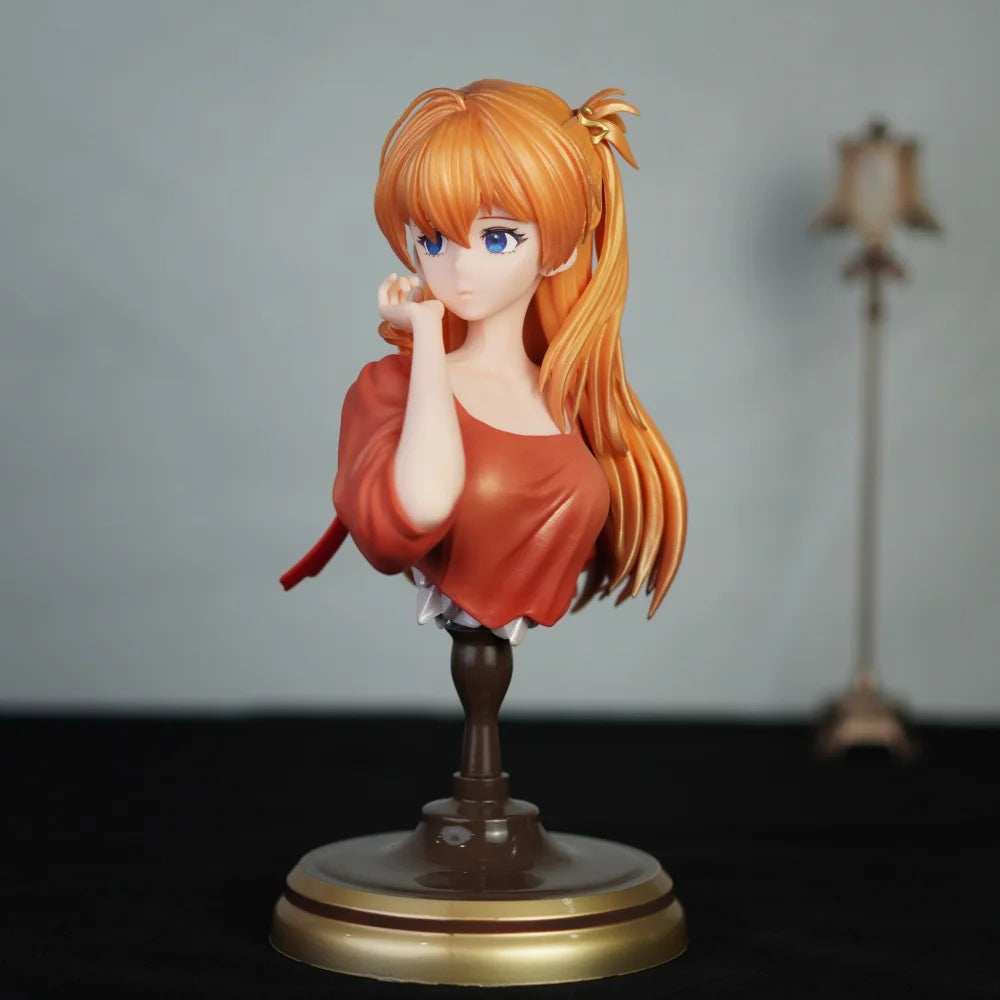 23cm/9.06in Anime Neon Genesis Evangelion Figure Asuka Langley Soryu Action Figures Pvc Statue Collection Model Toys Gifts