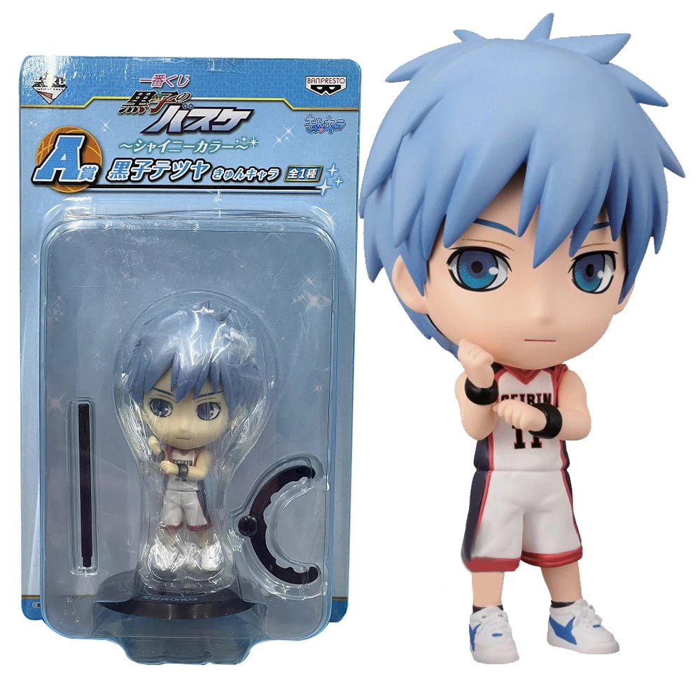 10CM Anime Kuroko's Basketball Aomine Daiki Figure Standing Kise Ryouta Model Toy Gift Kuroko Tetsuya Aciton Figure Set Doll