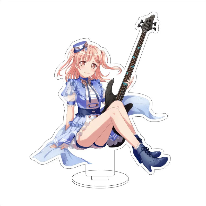 Anime BanG Dream! Acrylic Stand Ornaments Kasumi Toyama Ran Mitake Aya Maruyama Yukina Minato Figure Stand Halloween Gifts