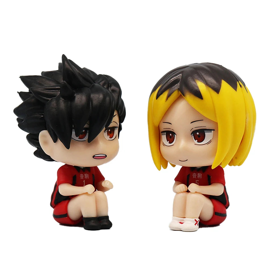 4 Style Anime Figures Haikyuu!! Shoyo Hinata Action Figures PVC Tobio Kageyama Toys for Children Collector Haikyu Model Gifts