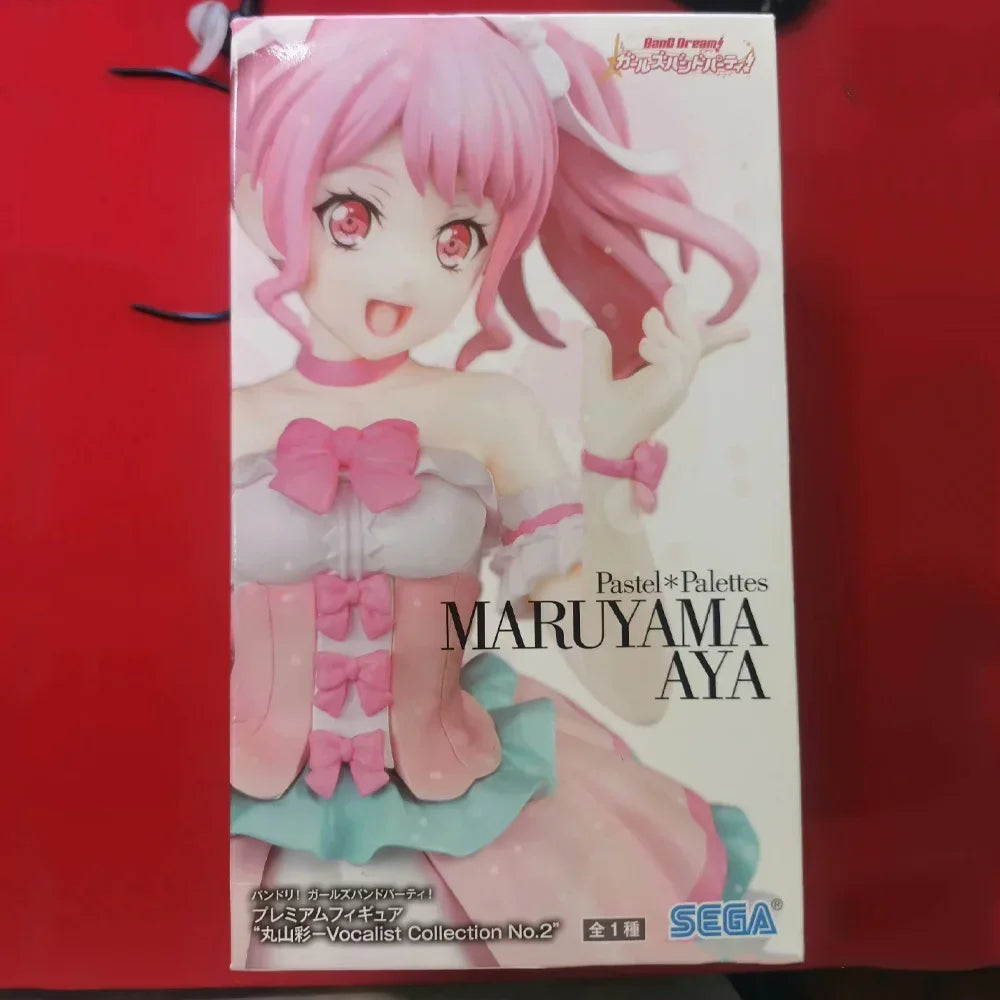 In Stock Genuine SEGA Maruyama Aya Arisa Ichigaya Anime Action Figure BanG Dream PVC Collectible Boxed Model Dolls Toy For Gifts