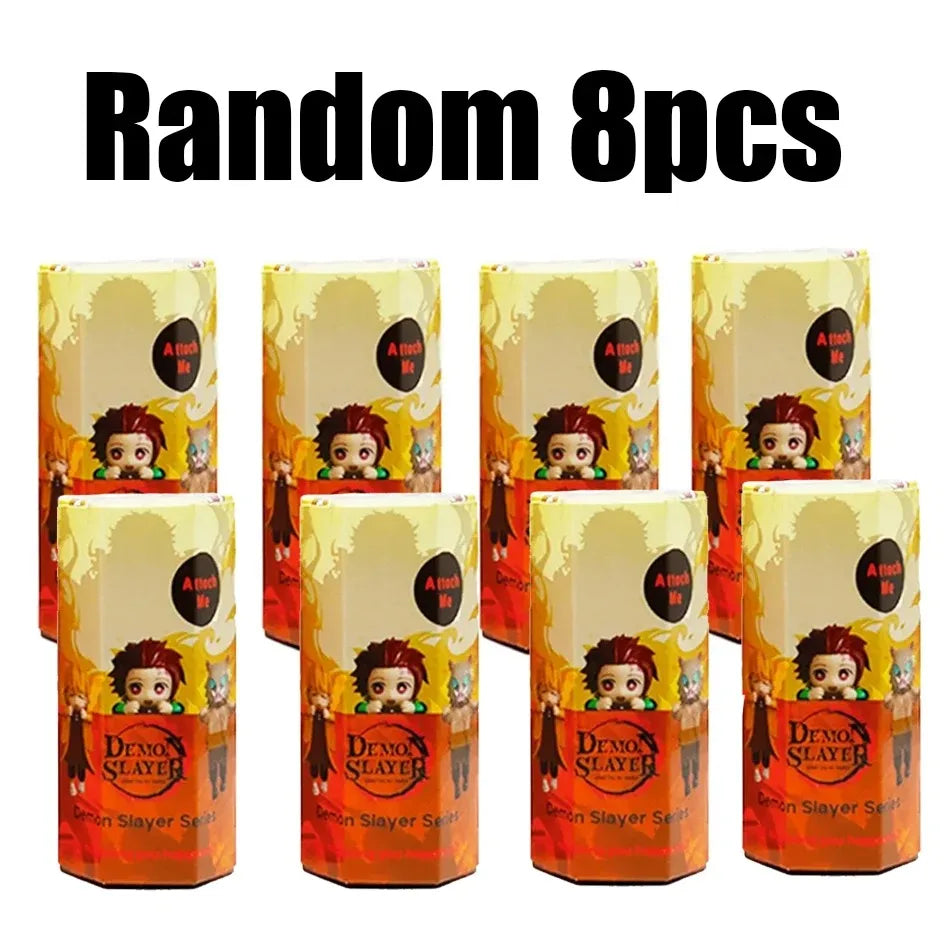 New 12-piece set Sunnys Angel Anime Demon Slayer Blind Box Handmade Anime Cartoon Doll Car Desktop Computer Screen Ornaments
