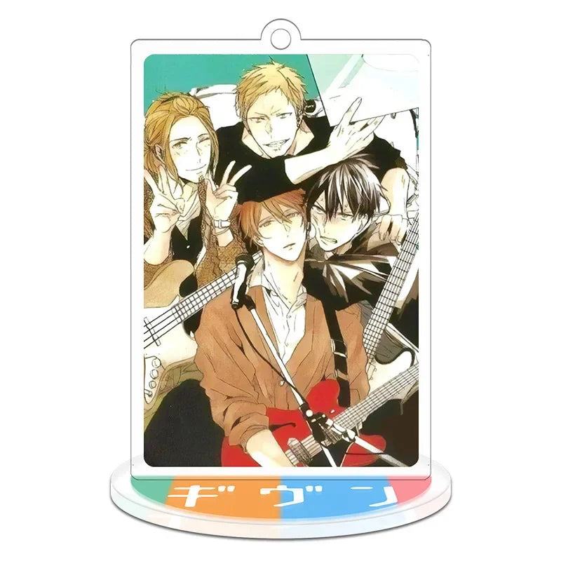 Anime Given Acrylic Stand Model Doll Keychain Satou Mafuyu Uenoyama Ritsuka Nakayama Action Figure Pendant Toy Keyring  9cm