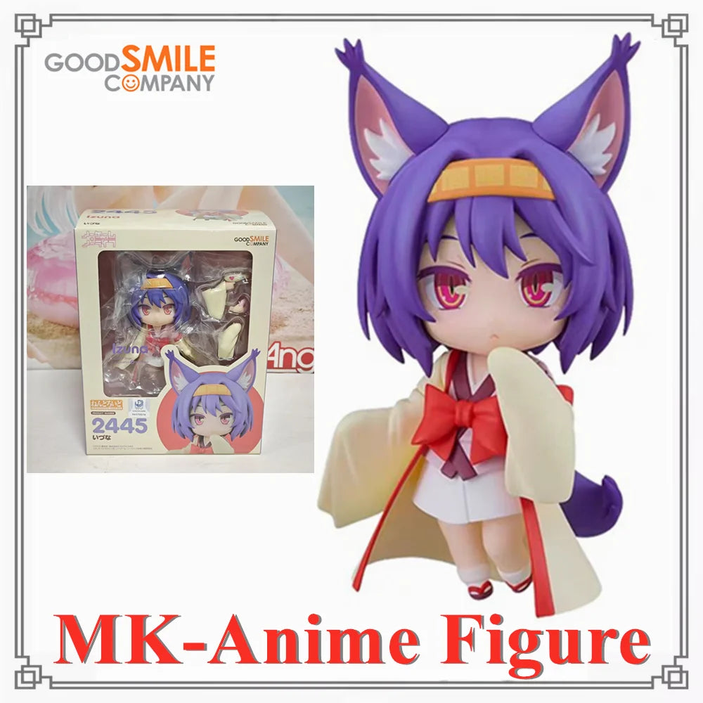 Original No Game No Life Hatsuse Izuna 2445 Q Ver. Anime Figure Action Figurine PVC Toys Model Toys for Children Collector